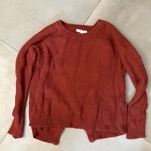 EUC Maroon Madewell sweater. Cute back